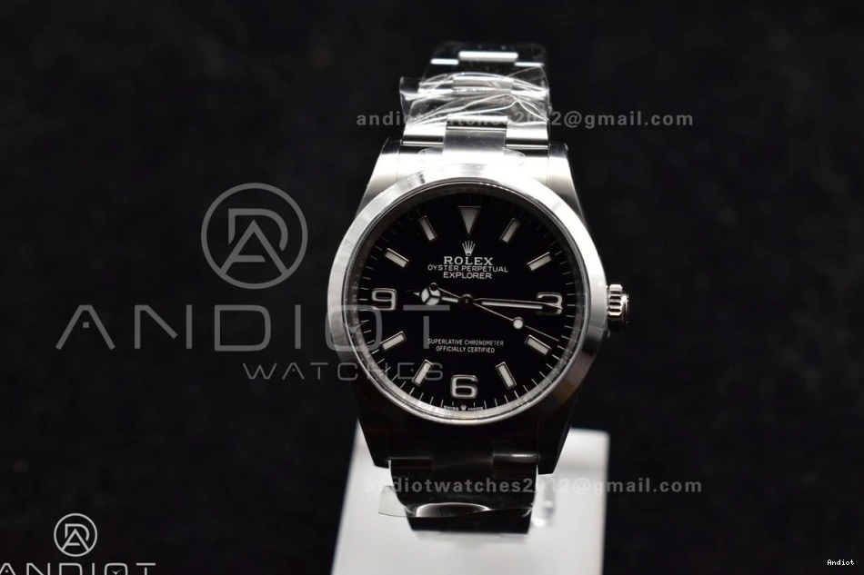 Bracelet Black 124270 SS Best Clean 36mm VR3230 1:1 Steel 904L Dial Edition Explorer on 0119
